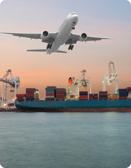Plane cargo ship